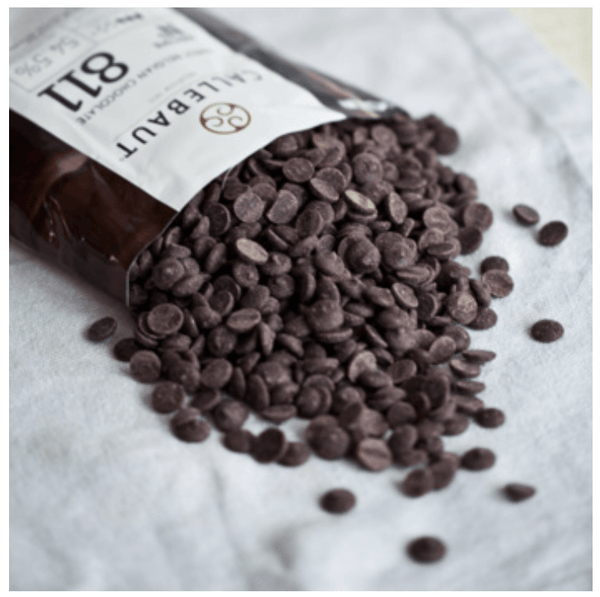 811 Callebaut Dark Couverture Callets 54.5% - unitedbakerysupplies