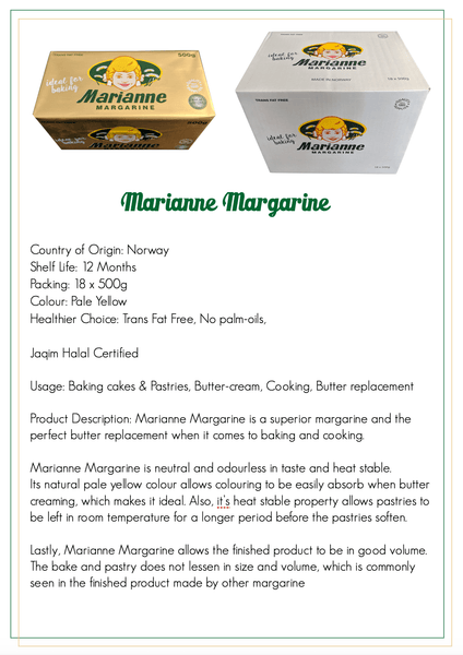 Marianne Margarine - unitedbakerysupplies