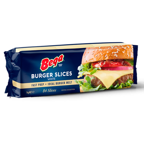 Bega Burger Cheese Slices (84 slices)