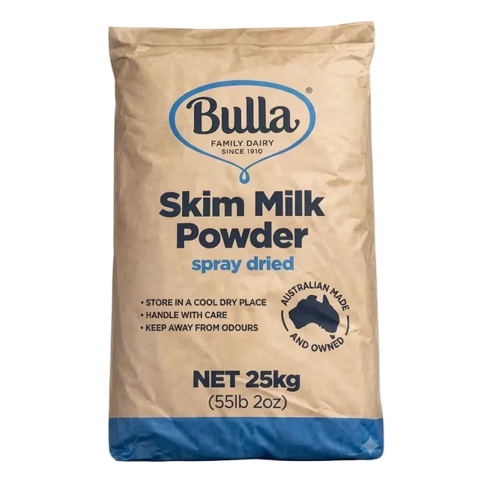 Bulla skim milk powder spray dried, 25kg wholesale bag