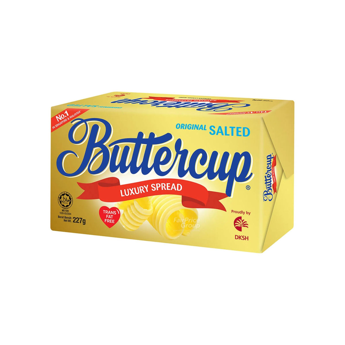 Buttercup Original Salted Luxury Spread 227g packaging