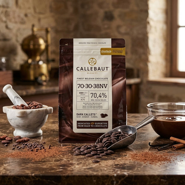 70-30-38 Callebaut Dark Couverture Callets 70.5%