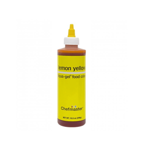 Chef Master Liqua Gel - Lemon Yellow 10.5 oz - unitedbakerysupplies