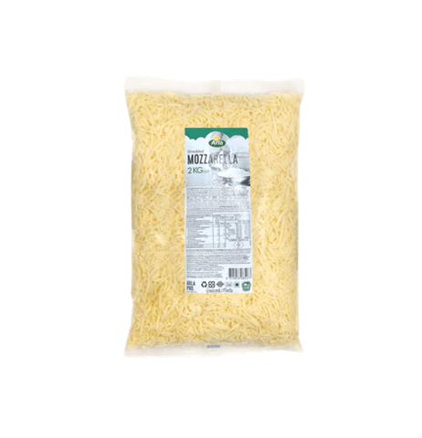 Arla Shredded Mozzarella Cheese - unitedbakerysupplies
