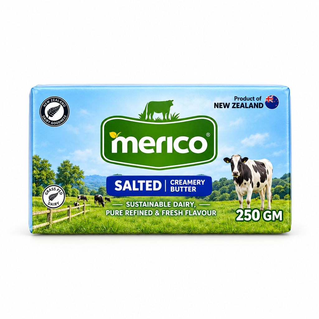 250g block of unitedbakerysupplies salted creamery butter from New Zealand