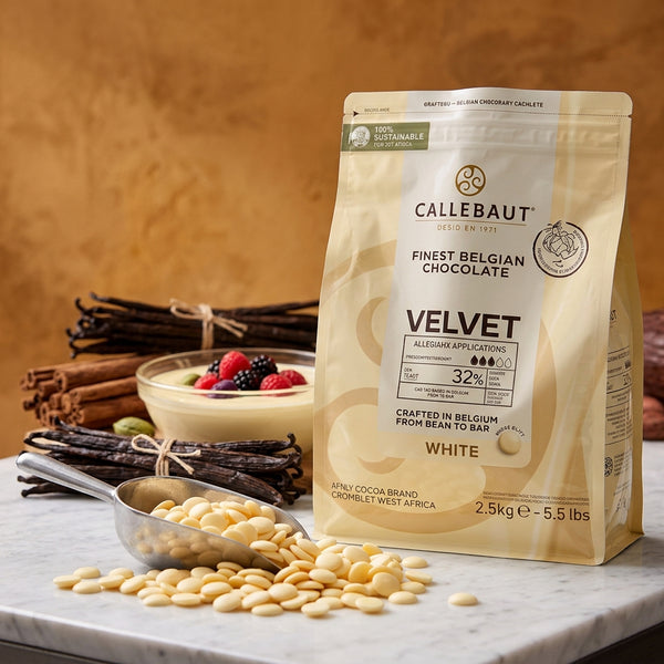 Callebaut Velvet White Couverture Callets 32%