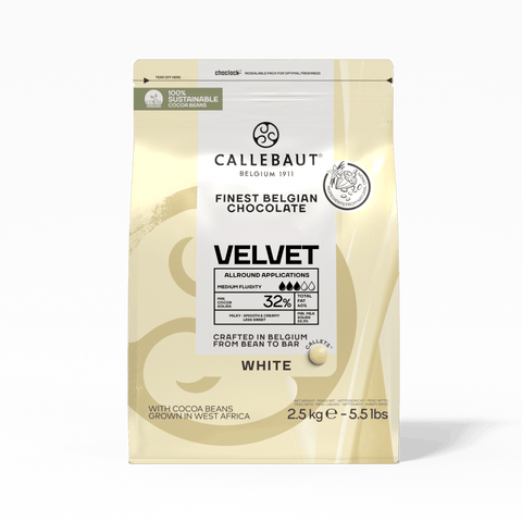 Callebaut Velvet White Couverture Callets 32%