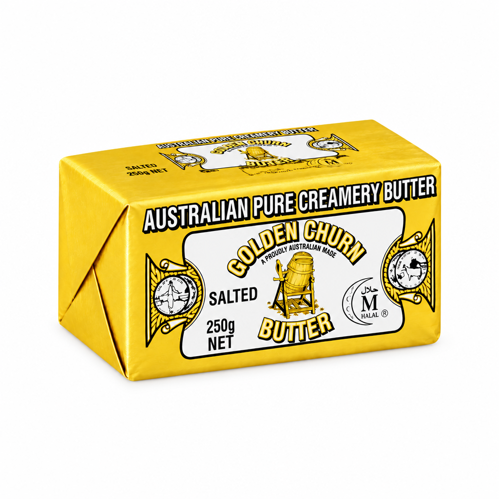 Golden Churn Salted Butter (Block) - unitedbakerysupplies