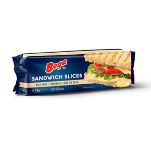 Bega Sandwich Cheese Slices (72 slices) - unitedbakerysupplies
