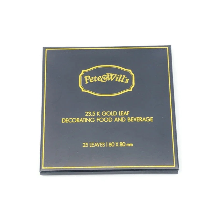 Pete & Will's Edible Gold Leaves (23.5K) - unitedbakerysupplies