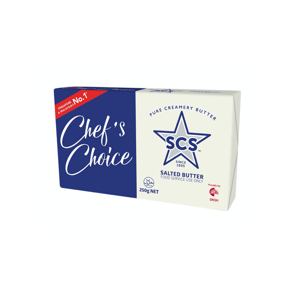 Scs Chef's Choice Salted Butter 250g (sold per pack) — HORECA