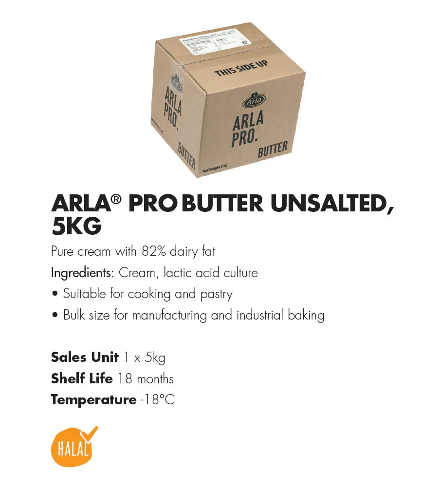Arla Pro Unsalted Butter - unitedbakerysupplies