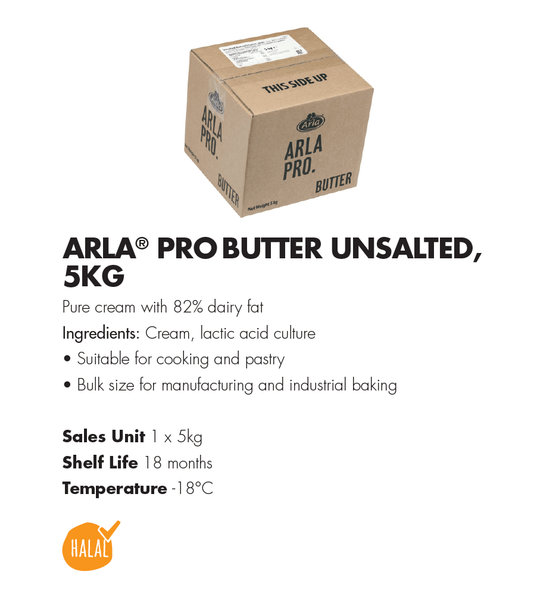 Arla Pro Unsalted Butter - unitedbakerysupplies