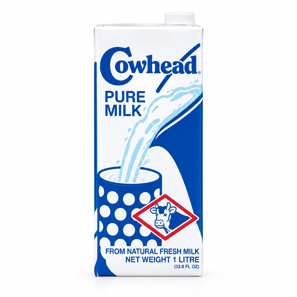 Cowhead UHT Pure Milk - unitedbakerysupplies