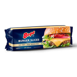 Bega Burger Cheese Slices (84 slices) - unitedbakerysupplies